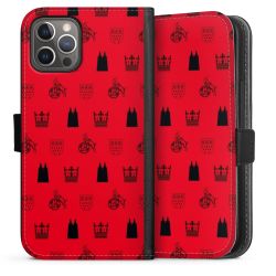 Sideflip mit langer Lasche schwarz