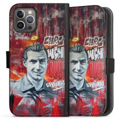 Sideflip mit langer Lasche schwarz