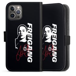 Sideflip mit langer Lasche schwarz