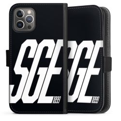 Sideflip mit langer Lasche schwarz