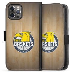 Sideflip mit langer Lasche schwarz