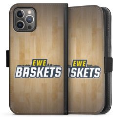 Sideflip mit langer Lasche schwarz