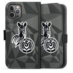 Sideflip mit langer Lasche schwarz