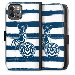 Sideflip mit langer Lasche schwarz