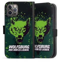 Sideflip mit langer Lasche schwarz