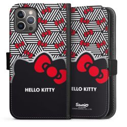 Sideflip mit langer Lasche schwarz