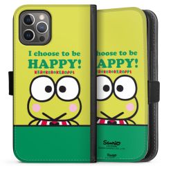 Sideflip mit langer Lasche schwarz