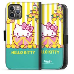 Sideflip mit langer Lasche schwarz