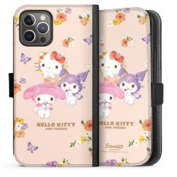 Sideflip mit langer Lasche schwarz