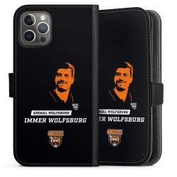 Sideflip mit langer Lasche schwarz