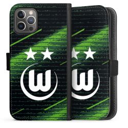 Sideflip mit langer Lasche schwarz