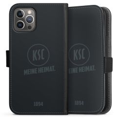 Sideflip mit langer Lasche schwarz