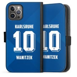 Sideflip mit langer Lasche schwarz