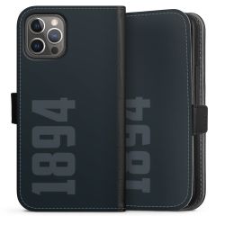 Sideflip mit langer Lasche schwarz