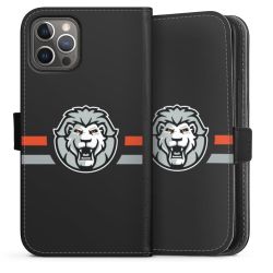 Sideflip mit langer Lasche schwarz