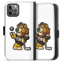 Sideflip mit langer Lasche schwarz