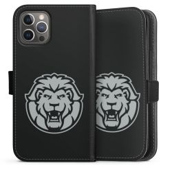 Sideflip mit langer Lasche schwarz