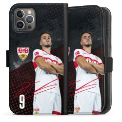 Sideflip mit langer Lasche schwarz