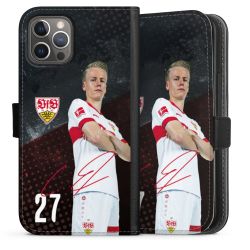 Sideflip mit langer Lasche schwarz