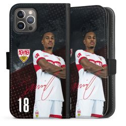 Sideflip mit langer Lasche schwarz