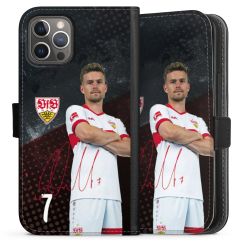 Sideflip mit langer Lasche schwarz