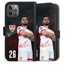 Sideflip mit langer Lasche schwarz