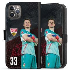 Sideflip mit langer Lasche schwarz