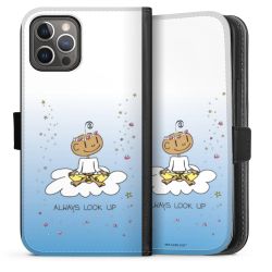 Sideflip mit langer Lasche schwarz