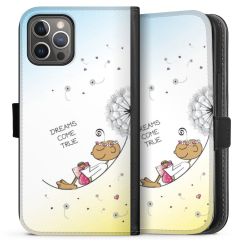 Sideflip mit langer Lasche schwarz