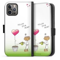 Sideflip mit langer Lasche schwarz