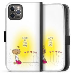 Sideflip mit langer Lasche schwarz