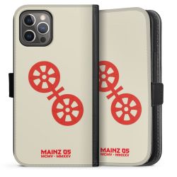 Sideflip mit langer Lasche schwarz