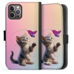 Sideflip Fodral med flap svart