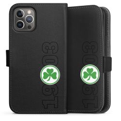 Sideflip mit langer Lasche schwarz