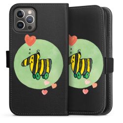 Sideflip Fodral med flap svart