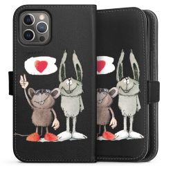 Sideflip Fodral med flap svart