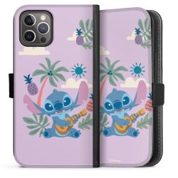 Sideflip mit langer Lasche schwarz