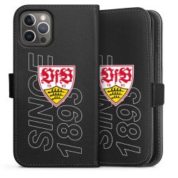 Sideflip mit langer Lasche schwarz