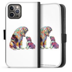 Sideflip Fodral med flap svart