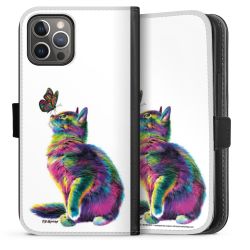 Sideflip Fodral med flap svart