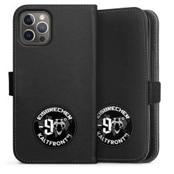 Sideflip mit langer Lasche schwarz