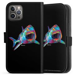 Sideflip Fodral med flap svart