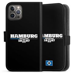 Sideflip mit langer Lasche schwarz