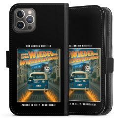 Sideflip mit langer Lasche schwarz