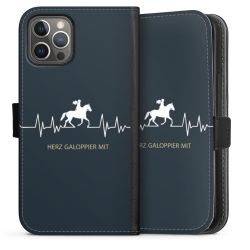 Sideflip Fodral med flap svart