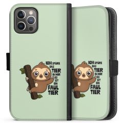 Sideflip mit langer Lasche schwarz