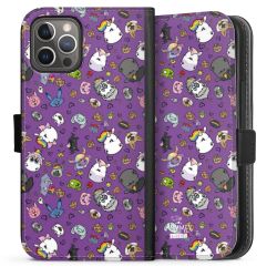 Sideflip mit langer Lasche schwarz