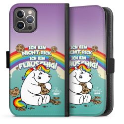 Sideflip mit langer Lasche schwarz