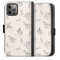 Sideflip mit langer Lasche schwarz