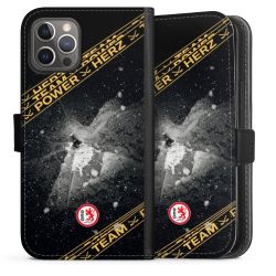 Sideflip mit langer Lasche schwarz